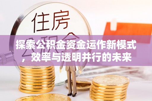 淮南探索公积金资金运作新模式，效率与透明并行的未来