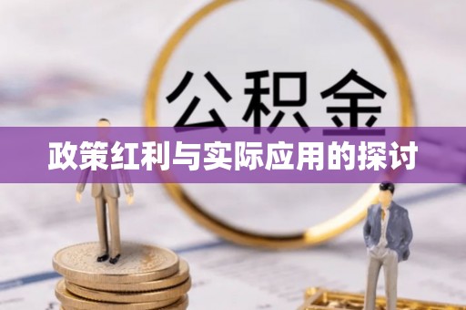 淮南政策红利与实际应用的探讨
