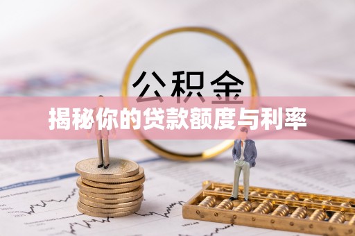 淮南揭秘你的贷款额度与利率
