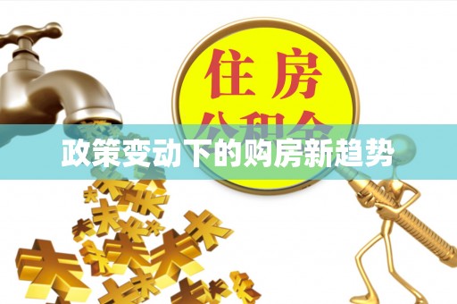 淮南政策变动下的购房新趋势