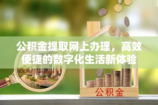 淮南公积金提取网上办理，高效便捷的数字化生活新体验